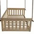 ROCKEVER Small Animal Houses Outdoor, Wooden Rabbit Hutch Elevated with Door, Feral Cat Shelter DIY Color