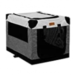 Akinerri Folding Soft Dog Pet Crate Kennel,Soft Collapsible Dog Crate and Kennel with Leak Proof Bottom for Indoor or Travel Use