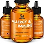 Clearmax Allergy Immunity for Dogs – Dog Itch Relief – Natural Supplement for Cat Allergy & Dog Allergy Relief – Calming Natural Support for Dogs & Cats (2 Oz)