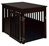 BarkWood Large Pet Crate End Table – Cappuccino Finish