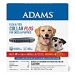 Adams Flea & Tick Collar for Dogs & Puppies, 6 Month Protection, Repels Mosquitos, Adjustable – One Size Fits All