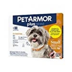 PETARMOR Plus for Dogs Flea and Tick Prevention for Dogs, Long-Lasting & Fast-Acting Topical Dog Flea Treatment, 3 Count, Small
