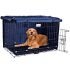 MidWest Foldable Metal Exercise Pen / Pet Playpen, 24″W x 36″H