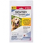 SENTRY Fiproguard Plus for Dogs, Flea and Tick Prevention for Dogs (45-88 Pounds), Includes 6 Month Supply of Topical Flea Treatments