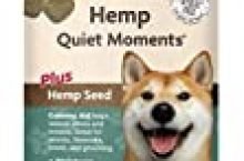 NaturVet – Hemp Quiet Moments Calming Aid for Dogs – Plus Hemp Seed – Helps Reduce Stress & Promote Relaxation – Great for Storms, Fireworks, Separation, Travel & Grooming – 180 Soft Chews
