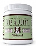 Natural Dog Company Hip & Joint Supplement with Glucosamine, Chondroitin and Salmon Oil, Promotes Mobility and Relieves Joint Pain, Chicken Liver & Turmeric Flavor, 90 Chews