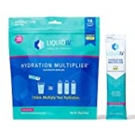 Liquid I.V. Hydration Multiplier – Passion Fruit – Hydration Powder Packets | Electrolyte Supplement Drink Mix | Low Sugar | Easy Open Single-Serving Stick | Non-GMO (Passion Fruit/16 Count)