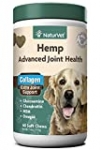 NaturVet – Hemp Advanced Joint Health for Dogs – Plus Hemp Seed – Supports Overall Joint Health – Enhanced with Glucosamine, MSM, Chondroitin, Collagen & Omega Fatty Acids – 60 Soft Chews