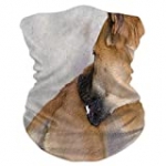 Dog self Cleaning tick and flea Dog,anas Sports & Casual wear Seamless Neck Gaiter 19.6 in