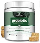 Pet Parents USA Pre & Probiotics for Dogs 4g 90c – 5.5B CFUs/Chew + Dog Enzymes + Pumpkin for Dogs, Papaya & Canine Probiotics – Dog Upset Stomach Relief, Anti Diarrhea for Dogs, Dog Probiotics