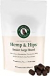 Veterinary Naturals – Hemp & Hips – Senior Large Breed – Organic Hip & Joint Supplement – 60 Soft Chews in Rotisserie Chicken Flavor – Supports Relief from Hip and Joint Pain in Large, Aging Dogs