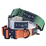 ROAM Premium Dog Collar – Adjustable Heavy Duty Nylon Collar with Quick-Release Metal Buckle (Oregon Haze, Size 3)