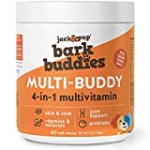 Jack&Pup Dog Vitamins and Supplements Multivitamins for Dogs – BarkBuddies Multi-Buddy Dog Multivitamins Chewable Soft Chews Puppy Vitamins and Supplements – Dog Supplements & Vitamins (60ct)