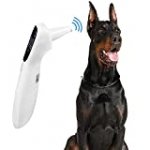 Dog Thermometer Non Contact, Ear Thermometer for Dogs and,Vet Thermometer,Fast Measure pet’s Temperature in 1 Second,12 Month Warranty