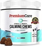 Hemp Calming Treats for Dogs – Made In USA – Helps With Dog Anxiety, Separation, Barking, Stress Relief, Thunderstorms and More – Natural Calming Relaxer for Aggressive Behavior – 120 Chews