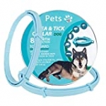 Petsvv 2 Pack Dog Flea Collars with 8-Month Dog Tick and Flea Prevention for Dogs, One Size Fits All, 25 inch