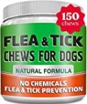Chewable Flea and Tick Treats for Dogs – Made in USA – Natural Flea and Tick Solution – Bacon Flavor