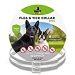 SOBAKEN Flea and Tick Prevention for Dogs, Natural and Hypoallergenic Flea and Tick Collar for Dogs, One Size Fits All, 8 Month Protection, 23 inch – Green