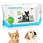 Dog Wipes, Deodorizing Hypoallergenic Pet Wipes for Dogs & Cats, 100% Fragrance Free, Natural & Friendly Pet Grooming Wipes for Cleaning Faces Bums Eyes Ears Paws Teeth (100PCS Dog Wiipes)