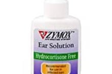 ZYMOX Enzymatic Ear Solution Hydrocortisone Free for Dogs and Cats 1.25 oz