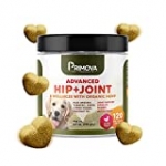 Primova – Advanced Dog Hip and Joint Supplement with Hemp Oil, Turmeric, Green Lipped Mussel, and Coconut Oil, Improves Mobility and Reduces Discomfort, 120 Soft Chews