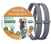 Petsvv 2 Pack Flea and Tick Prevention for Dogs Collar, Allergy Free and Hypoallergenic, Repels Fleas & Ticks Collar, 100% Natural Ingredients, 25 inch
