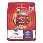 Purina ONE High Protein Dry Senior Dog Food Plus Vibrant Maturity Adult 7 Plus Formula – 16.5 lb. Bag