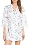 Flora Nikrooz Pia Chemise & Wrap Robe (Robe X-Small) Ivory