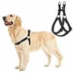 No Pull Dog Harness Reflective Adjustable Basic Nylon Step in Puppy Vest Outdoor Walking with ID Tag