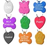 Dr. Fremont’s Pet ID Tag Custom for Dog Cat Personalized | Many Shapes and Colors to Choose from | Made in USA | Strong Anodized Aluminum (Circle Silver, Small)
