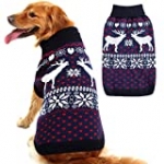 SCENEREAL Knitwear Dog Sweaters Winter Clothes – Christmas Dog Sweater Xmas Clothes Warm Coats Classic Pattern