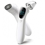 Thermometer for Kids and Adults Come with a Pouch Non-contacted Forehead and Ear Thermometer with Light to See Ear Canal