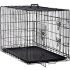 Dog Pen Dog Playpen House Heavy Duty Outdoor Metal Galvanized Welded Pet Crate Kennel Cage with UV Protection Waterproof Cover and Roof (7.5 x 3.75 x 5.8 Feet)