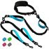 Joytale Reflective Dog Collar,Soft Neoprene Padded Breathable Nylon Pet Collar Adjustable for Medium Dogs,Sky Blue,M