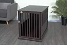 Go Pet Club 37″ Dog Crate End Table, Wood, Large