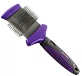 Hertzko Double Sided Flexible Slicker Brush Removes Loose Hair, Tangles, and Knots, Flexible Head Contours on Your Pet’s Skin – Suitable for Dogs and Cats