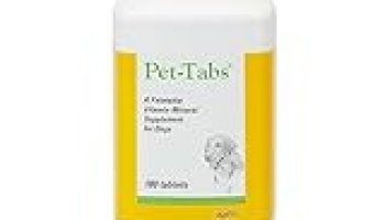 Pet-Tabs Multivitamin and Mineral Supplement for Dogs with Special Nutritional Needs, Chewable Tablet, 180 Count Bottle