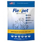 Flexpet Maximum Strength Soft Chews – All-Natural Pain Reliever for Dogs with Glucosamine and Cetyl Myristoleate (CM8), Hip and Joint Supplement, Anti-Inflammatory: Single Pouch – 60 Soft Chews