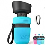 Pet Water Bottle for Dogs, dog water bottle foldable, Dog Travel Water bottle, Dog Water Dispenser, Lightweight & Convenient for Travel BPA Free 18 OZ. (Blue)