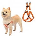 PUPTECK No Pull Dog Harness Reflective Adjustable Basic Nylon Step in Puppy Vest Outdoor Walking with ID Tag