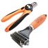 Dog Clippers- Professional Dog Grooming Clipper Kit, Rechargeable Cordless Dog Hair Trimmer, 3-Speed Low Noise Electric Hair Cutting Kit with Sharp Blade and High Power for Thick Heavy Coats Pets