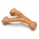 Benebone Wishbone Durable Dog Chew Toy for Aggressive Chewers, Made in USA, Medium, Real Chicken Flavor