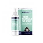 Aminopets Hydrocortisone Ear Spray for Dogs, Cats & Horses 1oz. for Itching & Inflammation. Anti Inflammatory Vet Approved. Easy to use Spray. Made in USA