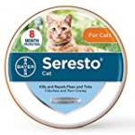 Seresto Flea and Tick Collar for Cats, 8-month Flea and Tick Collar for Cats