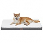 Aplatho Memory Foam Dog Bed, Dog Mat for Medium Large Dogs, Orthopedic Egg Crate Pet Bed Mattress with Removable Washable and Tear Resistant Cover and Nonskid Bottom