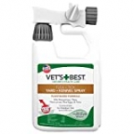 Vet’s Best Flea and Tick Yard and Kennel Spray | Yard Treatment Spray Kills Mosquitoes, Fleas, and Ticks with Certified Natural Oils | 32 Ounces