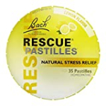 RESCUE PASTILLES, Homeopathic Stress Relief, Natural Lemon Flavor – 35 Pastilles, 1.7 Ounce