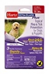 Hartz UltraGuard Plus Topical Flea & Tick Prevention for Dogs and Puppies – 15-30 lbs, 3 Monthly Treatments