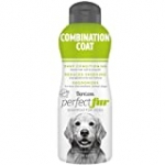 TropiClean Perfect Fur Combination Coat Shampoo for Dogs, 16oz – Use with Undercoat Rakes for Easy Brush Out – Unique Formula for Shedding Control and Smelly Coats – Made in USA – Naturally Derived