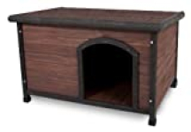 Aspen Pet Ruff Hauz Off Set Door Dog House, 50 to 90-Pound